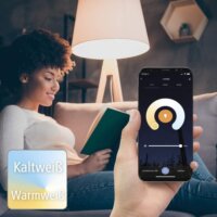 HAMA WIFI LED Okos Izzó 5,5W 400lm GU10 - RGB