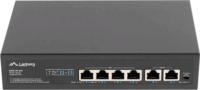 Lanberg RSFE-4P-2FE-60 6-port Rack 10"/19" PoE+ Switch