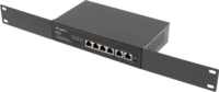 Lanberg RSFE-4P-2FE-60 6-port Rack 10"/19" PoE+ Switch