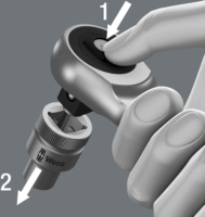 Wera Zyklop Metal-Knarre 8003 C Racsnis hajtókar