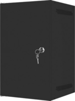 Lanberg 10" Fali rack szekrény 9U 280x310mm - Fekete