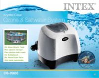 Intex: Krystal Clear Saltwater homokszűrős víztisztító rendszer 4m3/h 190W