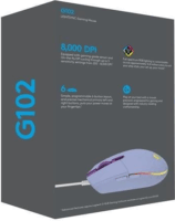 Logitech G102 Lightsync USB Gaming Egér - Lila