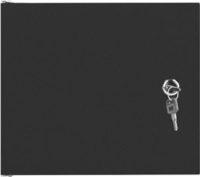 Lanberg 10" Fali rack szekrény 4U 280x310mm - Fekete