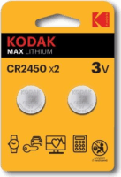 Kodak 30417762 CR2450 500mAh Gombelem (2db/csomag)
