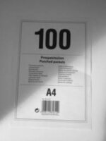 Herlitz A4 40 mikron narancsos genotherm (100db / csomag) - átlátszó