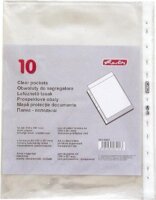 Herlitz A4 50 mikronos víztiszta felületű genotherm (10 db / csomag) - átlátszó