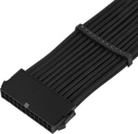 SilverStone PP07E-MBB tápkábel 300mm - Fekete