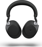 Jabra Evolve2 85 (Microsoft Teams, USB-A, Töltőállomás) Vezeték nélküli Headset Fekete