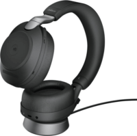 Jabra Evolve2 85 (Microsoft Teams, USB-A, Töltőállomás) Vezeték nélküli Headset Fekete