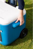 Coleman: 50QT Wheeled Mesh hűtőláda - Kék/fehér