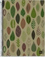 Miquelrius Ecoleaves A4 4x30lapos vonalas spirálfüzet