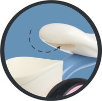 Smoby: Rookie fémvázas bébitaxi - Kék/rózsaszín