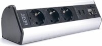 TOO DPS-114-3S 3-as asztalra rögzíthető elosztó
