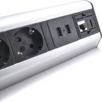 TOO DPS-114-3S 3-as asztalra rögzíthető elosztó