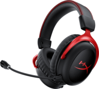 HyperX Cloud II Wireless Gaming Headset - Fekete/Piros