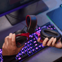 HyperX Cloud II Wireless Gaming Headset - Fekete/Piros