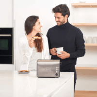 Black&Decker BXTO900E Kenyérpirító - Rozsdamentes acél/Fekete