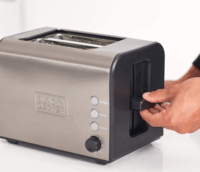 Black&Decker BXTO900E Kenyérpirító - Rozsdamentes acél/Fekete