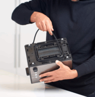 Black&Decker BXTO900E Kenyérpirító - Rozsdamentes acél/Fekete