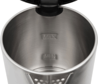 Clatronic WKS 3692 1.5L Vízforraló - Rozsdamentes acél/Fekete