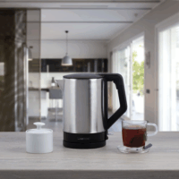 Clatronic WKS 3692 1.5L Vízforraló - Rozsdamentes acél/Fekete