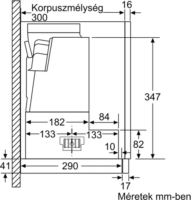 Bosch DFS067A51 Teleszkópos páraelszívó