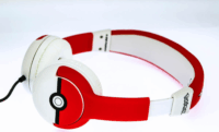 OTL Pokemon Pokeball Junior Fejhallgató - Piros/ Fehér