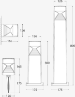 Fumagalli DS2.564.000.WXD1K 1200lm Kültéri állólámpa