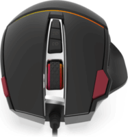 Krux Fuze Pro USB Gaming Egér - Fekete