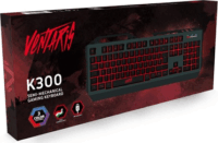 Ventaris K300 RGB USB Gaming Billentyűzet HU - Fekete