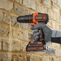 Black&Decker BDCHD18S1KA Akkumulátoros ütvefúró-csavarozó készlet