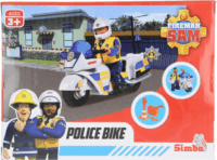 Dickie Toys Rendőrségi motor Malcolm figurával