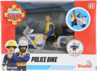 Dickie Toys Rendőrségi motor Malcolm figurával
