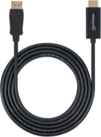 Manhattan HDMI v1.2 - Displayport kábel 1.0m Fekete