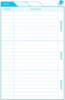 Ico Shool pattern 34 lapos A5 Tűzött leckefüzet