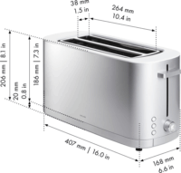 Zwilling 53009-000-0 Enfinigy Kenyérpirító - Ezüst
