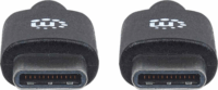 Manhattan USB-C - USB-C kábel 1m - Fekete