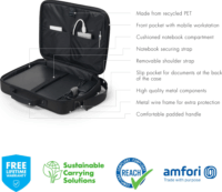 Dicota Eco Multi Base 14"-15.6" Notebook táska - Fekete