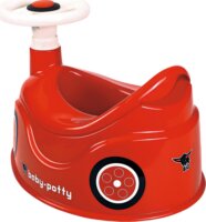 BIG Baby-Potty baba bili játék kormánnyal - Piros