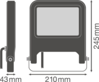 Ledcance Floodlight Value LED reflektor - Hideg fehér