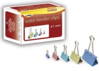 Sakota 41mm színes iratcsipesz 12db/csomag