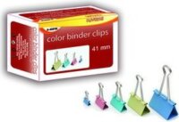Sakota 19mm színes iratcsipesz 12db/csomag
