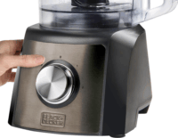 Black & Decker BXFPA1200E Elektromos Aprító 1,5L 1200 Watt - Fekete/Inox