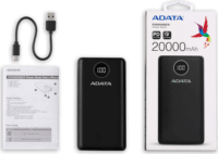 ADATA S20000QCD Power Bank 20000mAh Fekete