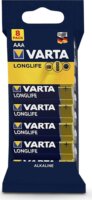 Varta VR0012 Longlife Alkaline mangán AAA Ceruzaelem (8db/csomag)