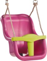 DeLux biztonsági bébihinta Lila/Lime