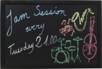 Securit C14152 Krétatábla 30x40cm - Fekete