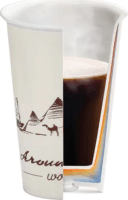 Delonghi DLSC057 300ml Termosz Utibögre - Fehér/Barna