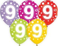 Godan Számos lufi 5 darabos szett - 9